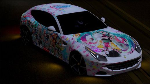 Ferrari FF Hatsune Miku Itasha