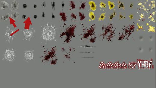 New Bullethole textures