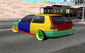 VW Golf MK3 Harlequin Design