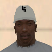 Los Santos LS Cap White Black