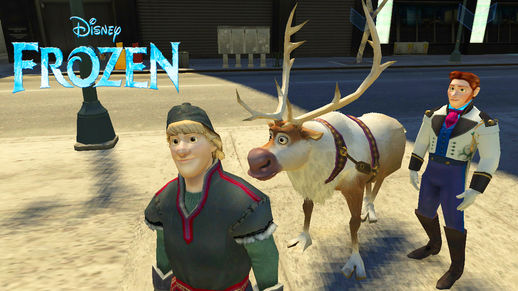 Frozen Male Character Pack [Kristoff, Hans, Sven]