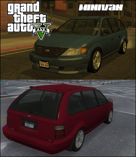 GTA V Vapid Minivan