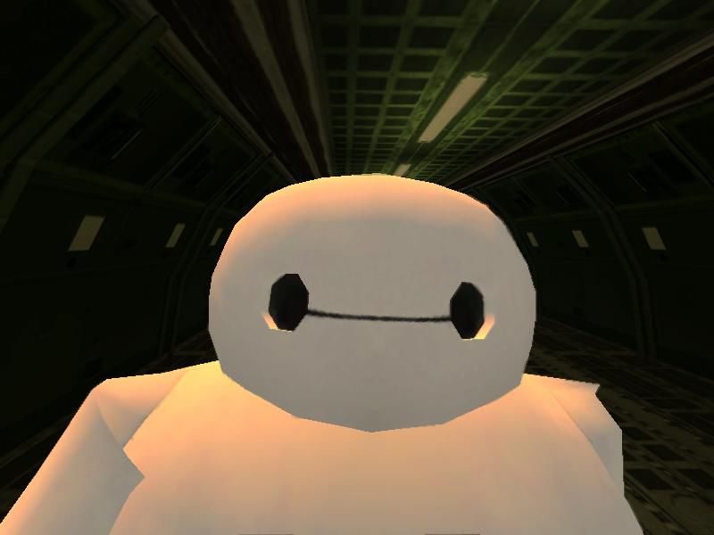 big hero baymax custom character for mario kart wii