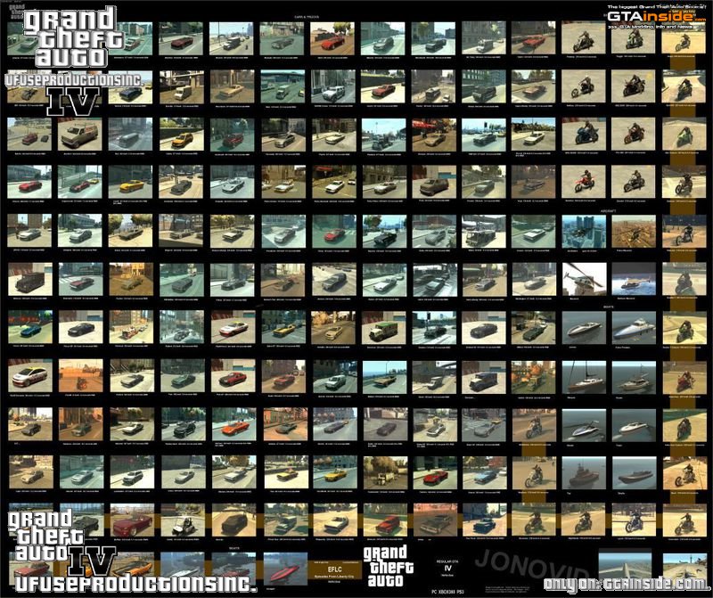 Files for GTA 4: cars, mods, skins