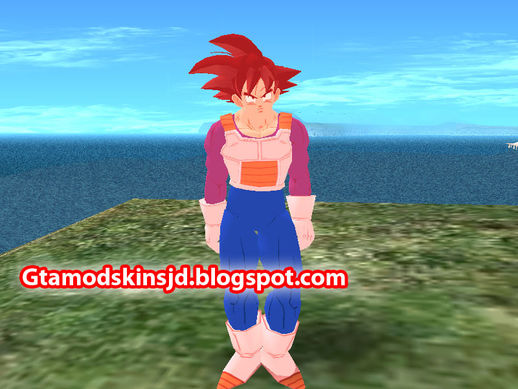 Goku Con Traje de Sayayin Kaioken Skin