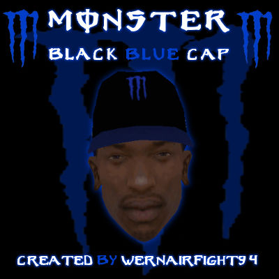 Monster Energy Black Blue Cap