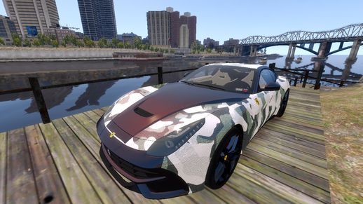 Ferrari F12 Berlinetta - Winter Camouflage Paintjob