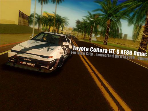 Toyota Collora GT-S AE86 Dmac