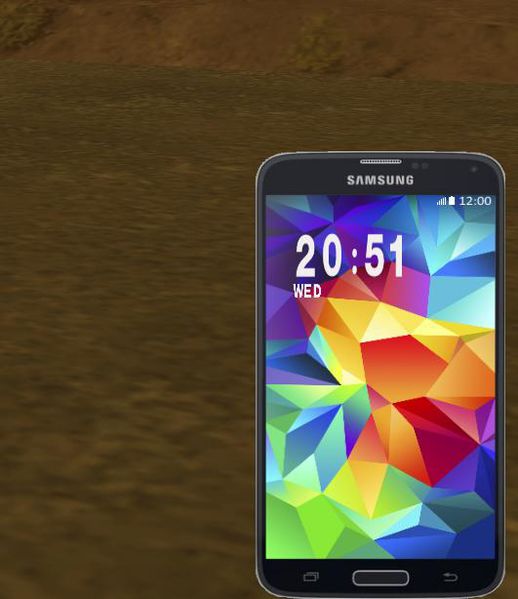 Galaxy S5 Time Position