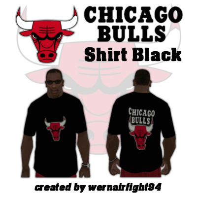 Chicago Bulls Shirt Black