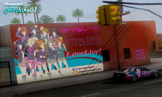 Love Live Anime Wall