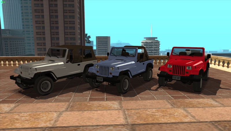 GTA San Andreas Jeep Wrangler Mod 