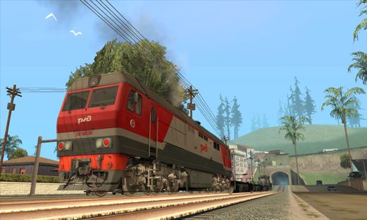 Russian Passenger Locomotive TEP70BC-0176