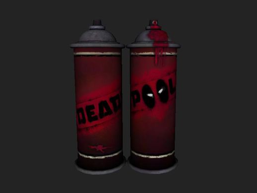 Deadpool SprayCan From DeadPool The Game