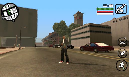 GTA IV Animation and Weapon wielding + stats for GTA SA Android