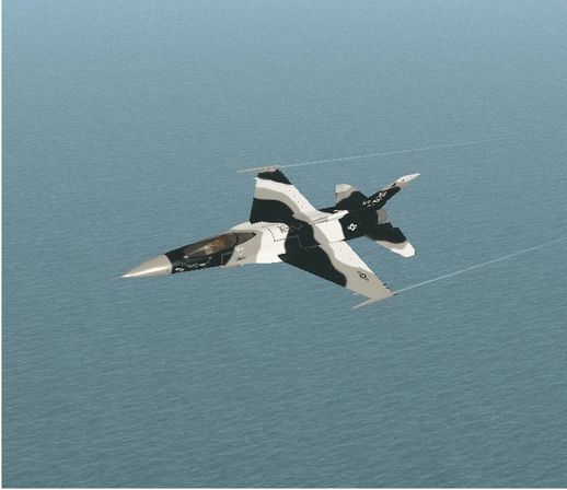 F-16 Aggressor Squadron Alaska Black Camo