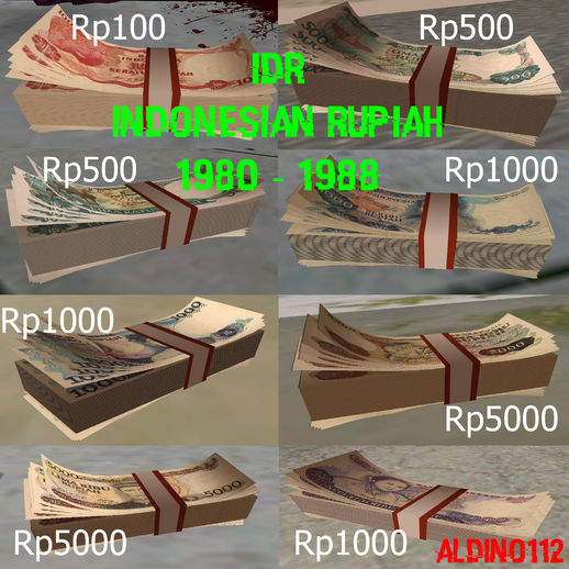 IDR - Indonesian Rupiah 1980 - 1988