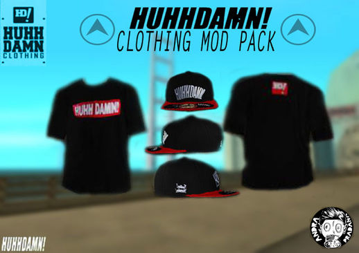 Huhhdamn Clothing Mod Pack