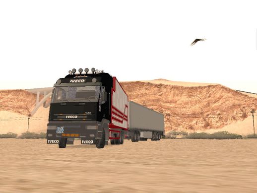 Iveco EuroTech BDF Trailer Krone