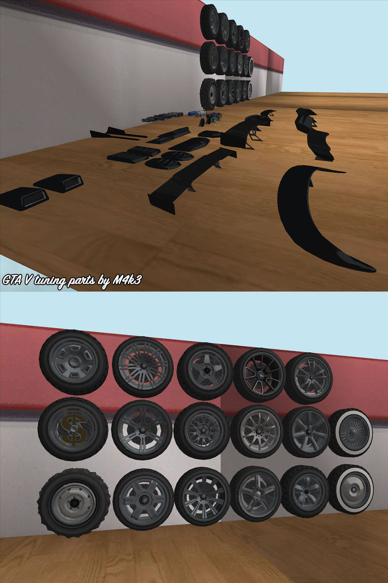 GTA San Andreas GTA V Tuning Parts Mod 