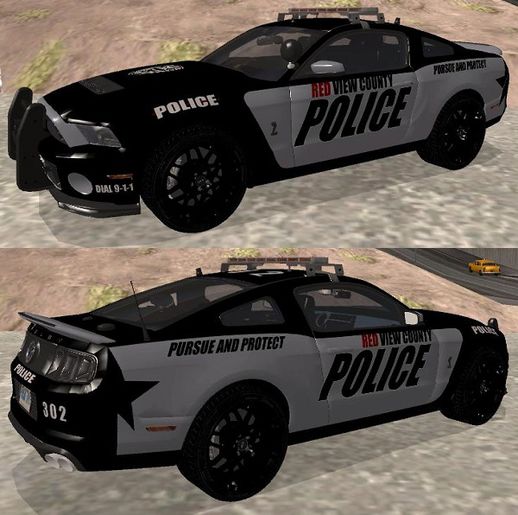 NFS Rivals Shelby GT500 Police