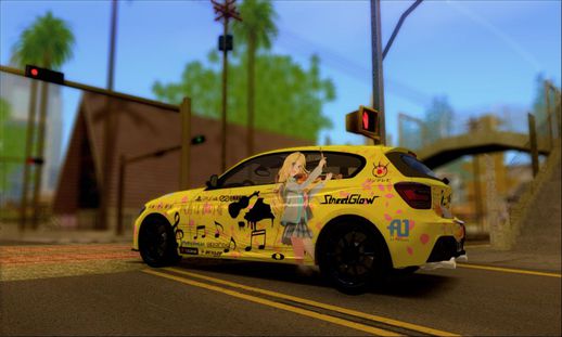 BMW M135i w/ Shigatsu wa Kimi no Uso (Kaori Miyazono) Itasha