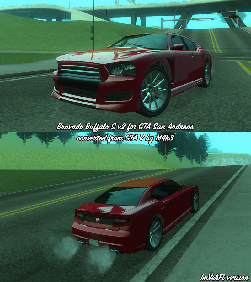 GTA Andreas GTA V Bravado Buffalo S v2 Mod - GTAinside.com