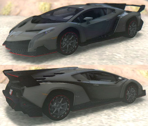 GTA San Andreas NFS Rivals Lamborghini Veneno Mod 