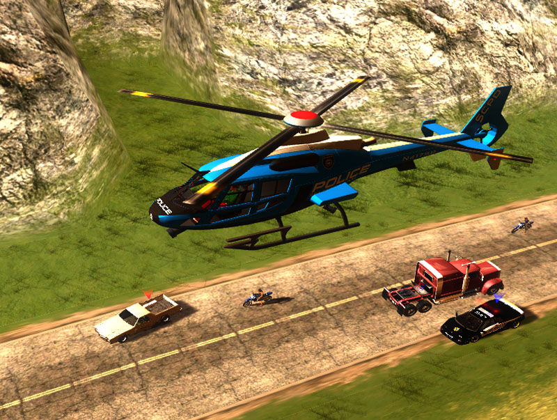 NFS HP 2010 Police Helicopter LVL 3 para GTA San Andreas