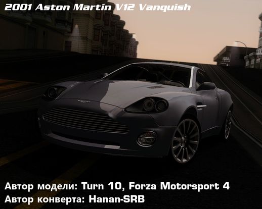 Aston Martin V12 Vanquish 2001