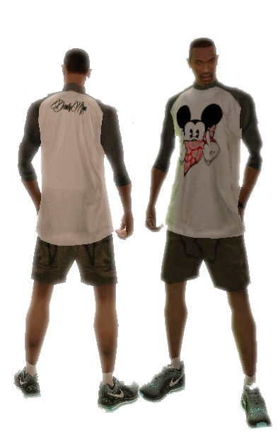 BAD MICKEY RAGLAN