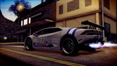 Ridge Racer Type 4 R.T Solvalou Paintjob for Lamborghini Huracan