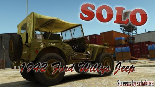 1942 WWII Ford Gpw Willys Jeep Jma 490