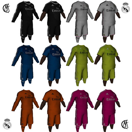 Real Madrid kits for Franklin