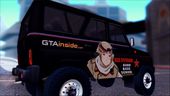 UAZ Hunter with Russia/Ivan Braginsky from Axis Powers Hetalia Paintjob