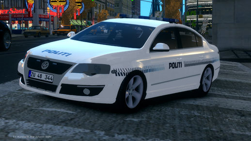 Volkswagen Passat B6 Sedan - Danish Police - W. Template