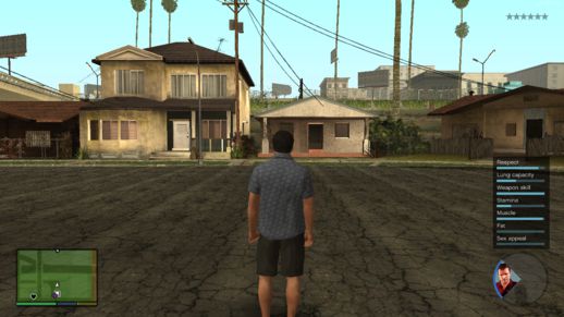 GTA V Michael Skin with HD Icon For GTA V HUD