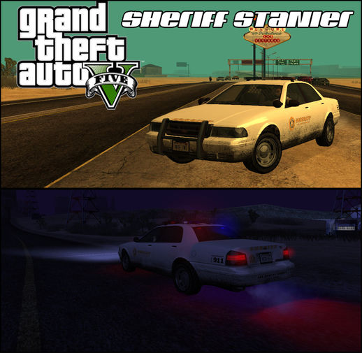 GTA V Vapid Stanier Sheriff
