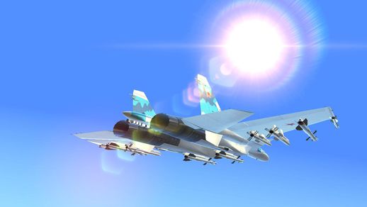 Su-33 Flanker-D Blue Camo