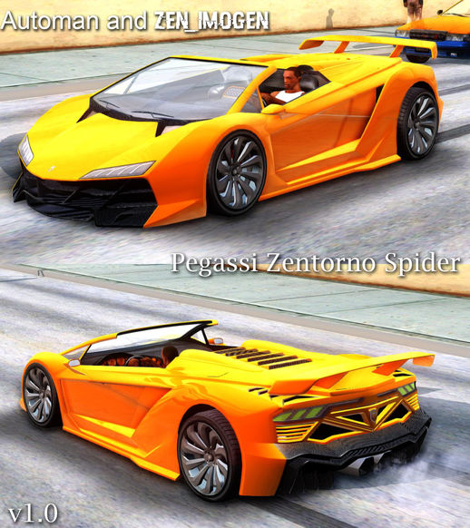 GTA V Pegassi Zentorno Spider