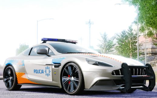 Aston Martin Vanquish Policja