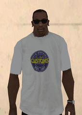 Los Santos Customs Logo T-Shirt White