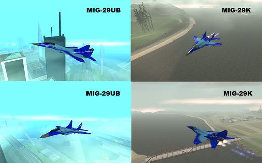 Mikoyan-Gurevich MiG-29K and UB 341 Blue