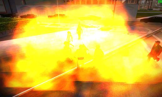 Fire Around Player