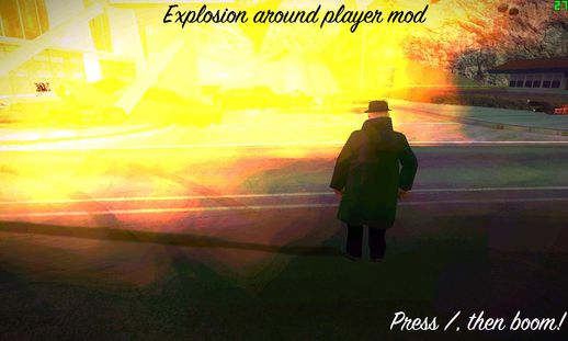Explosions Around Player