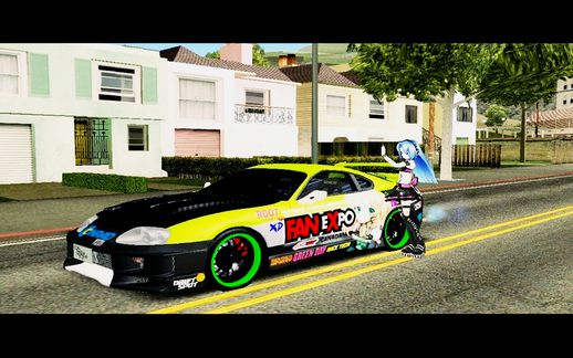 Toyota Supra 1999 Tina Sprout Itasha