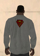 Superman Sweater Gray