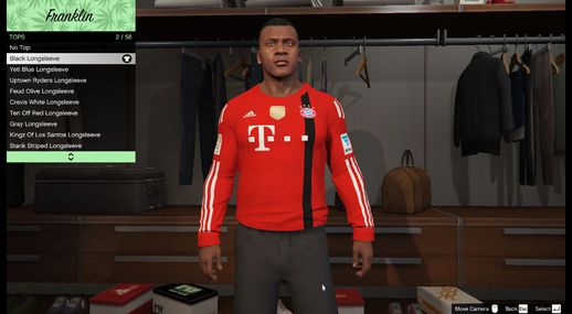 FC Bayern Goalie Shirt for Franklin