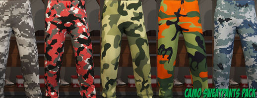 Camo Sweatpants Pack for Franklin