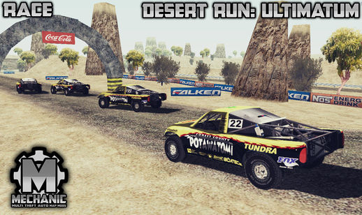 MTA SA Race Track Map - Desert Run: Ultimatum